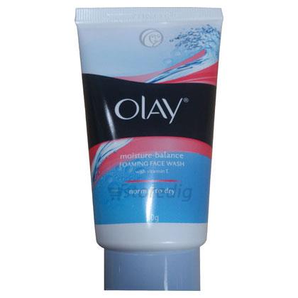 olay moisture balance foaming face wash