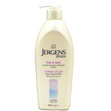 jergens fair and soft fairness moisturizer