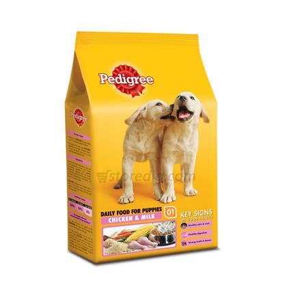 pedigree puppy chicken and milk